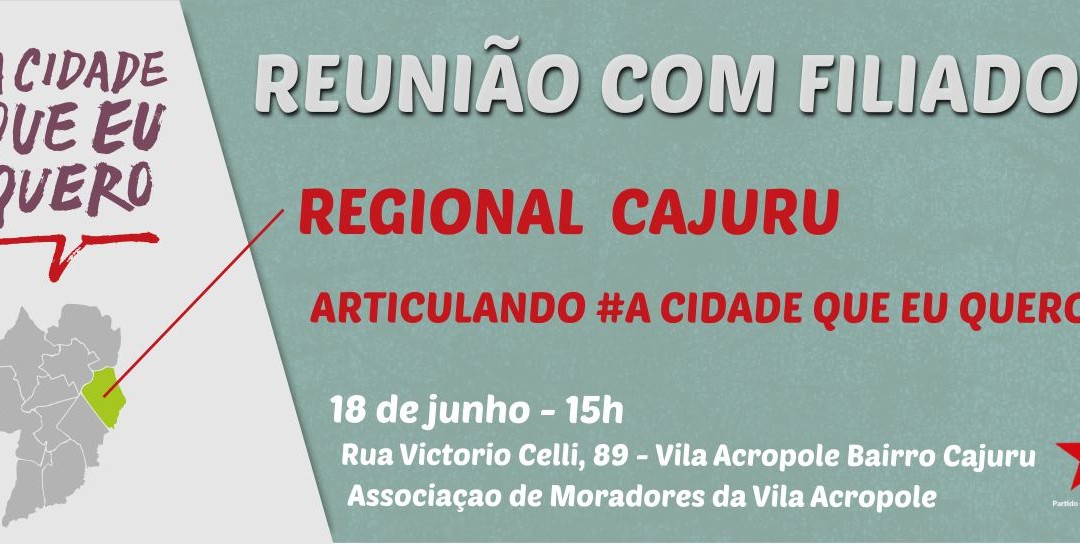 Reunião com filliados da Regional CAJURU (18/06)